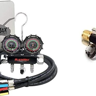 Revolutionary Pure Value 2V Manifold Gauge Set with Appion 1/4 MegaFlow Vacuum-Rated Valve Core Removal Tool Sound