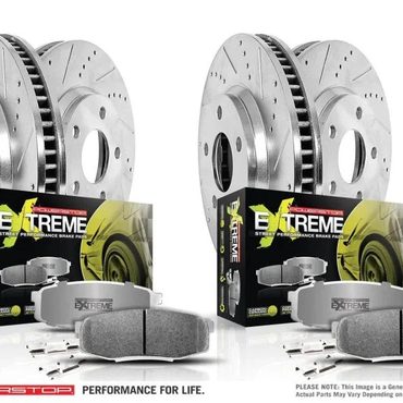 In Stock Standard Goods Power Stop - Front and Rear Z26 Street Warrior Brake Kit K6327-26 Distinctive
