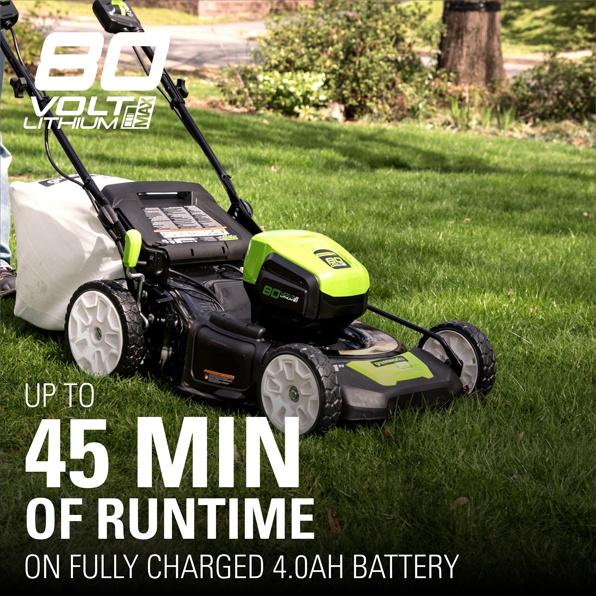 Limited Fresh Find 80V Cordless 21′′ Self-Propelled Brushless Lawn Mower | Greenworks Everyday