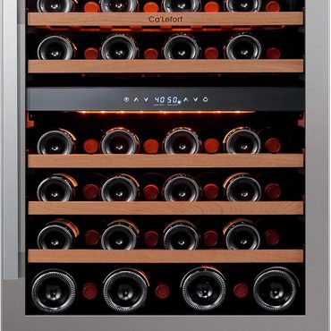 Select Simple Goods 24'' Wine Cooler Refrigerator 46 Bottle Dual Zone Touch Digital Built in Freestanding Original