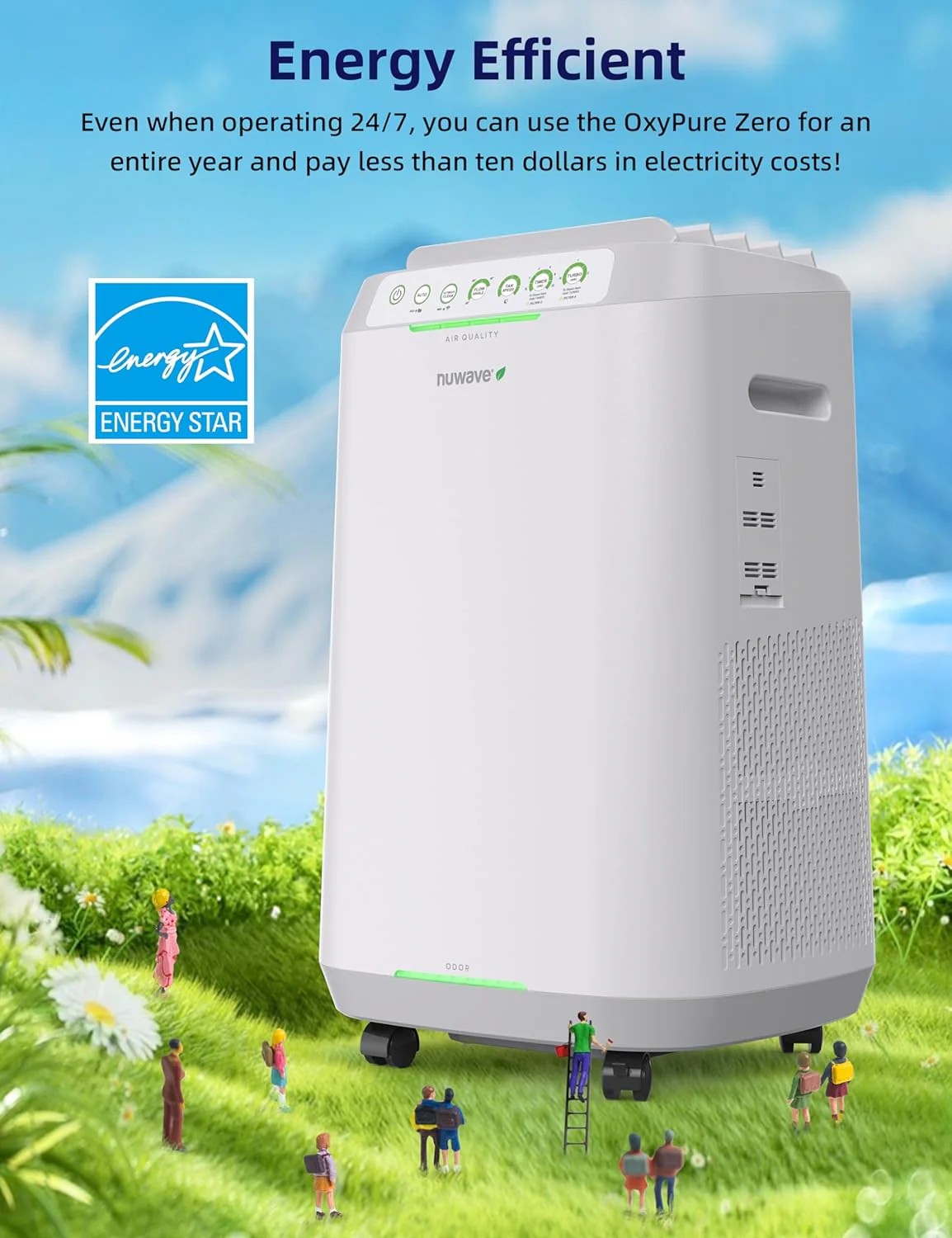 Genuine Clear Choice Smart Air Purifiers ZERO Waste ZERO Filter Replacements White Original