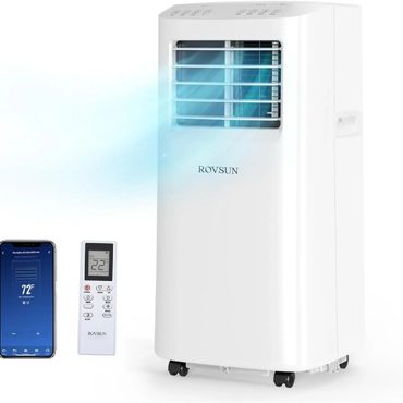 Limited Fresh Find ROVSUN WiFi Enabled Smart 8000 BTU Portable Air Conditioner with Remote & APP Control, 3-in-1 Cooler, Dehumidi Modern