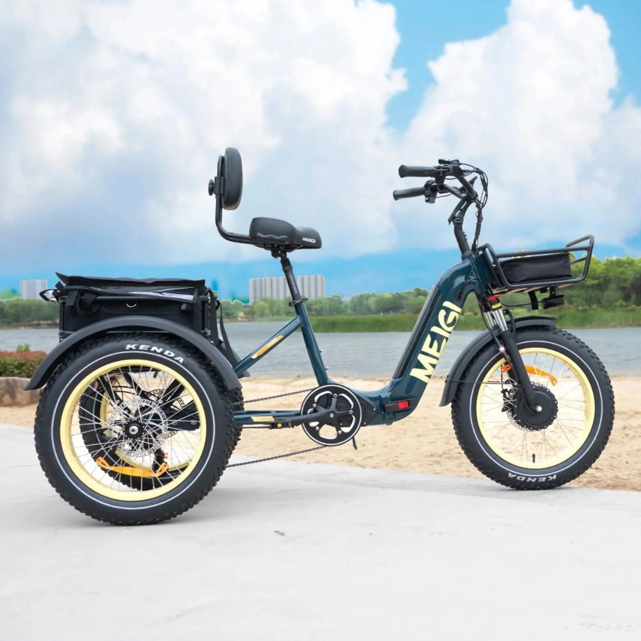 Genuine Open Market SILVERADO 20 48V/14AH 750W Foldable Fat Tire Electric Trike, 330LBS (96817362) Improved