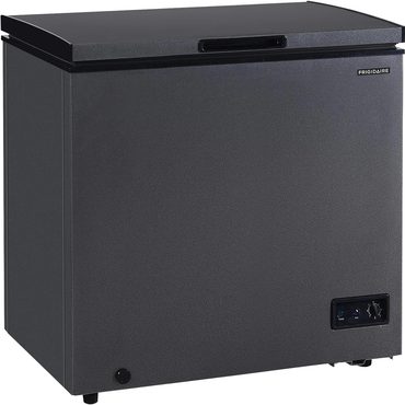 Select Basic Line Frigidaire 7 Cu. Ft. Chest Freezer, Granita Finish, Adjustable Thermostat, Easy Defrost, Removable Basket Enhanced