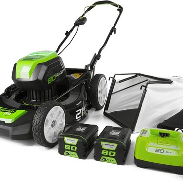 Limited True Basics 21-Inch 80V Lawn Mower, (2) 2Ah Batteries and Charger Included GLM801601 Practical