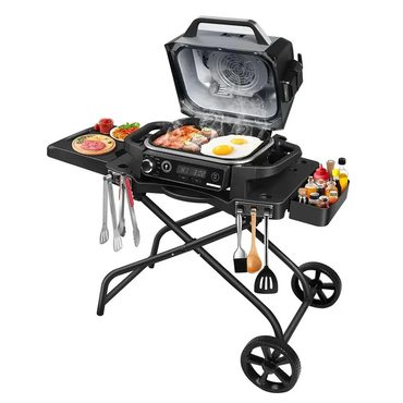 Advanced Simple Goods Collapsible Grill Stand for Ninja Woodfire Grill, Traeger, Pit Boss, and 22" Blackstone Griddle Original