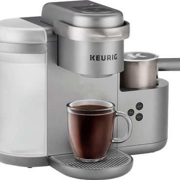 2026 Upgraded Fresh Find Keurig K-Cafe Special Edition Single Serve K-Cup Pod Coffee Maker with Milk Frother - Nickel 5000200558 Budget