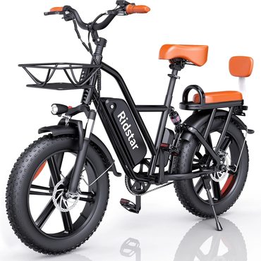 Limited Basic Line Electric Bike for Adults 750W 48V 15AH Removable Battery 20" Fat Tire E-Bike UL2849 Improved