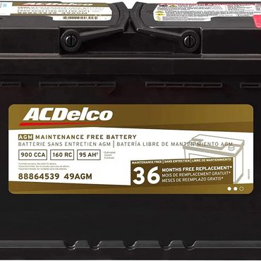 2026 Upgraded Basic Line Gold 49AGM BCI Group 49 Battery Universal