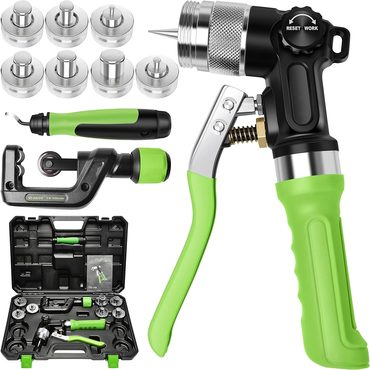 New 2026 Open Market Hydraulic Tube Expander Swaging Tool Kit with Cutter Deburring 7 Heads Value