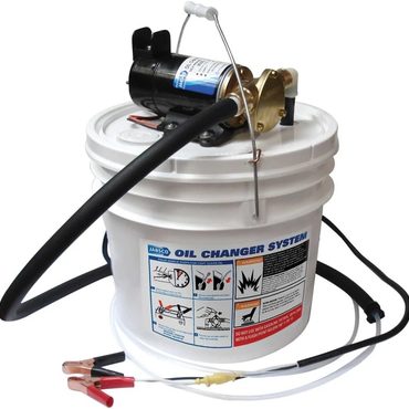 Revolutionary Standard Goods 17800-2000 Marine Quick Oil Changer Flexible Impeller Pump 3.5 Gallon 12-Volt White Sensible