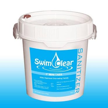 2026 Upgraded Clear Choice 1′′ Mini Chlorine Tablet – 25lb Modern