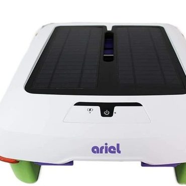 Limited True Basics Solar Breeze Ariel Automatic Robot Solar Pool Skimmer, Oversized Filter Tray, Cordless Functional