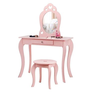 2026 Upgraded Simple Goods Fireflowery Vanity Detachable Princess Pretend Everyday
