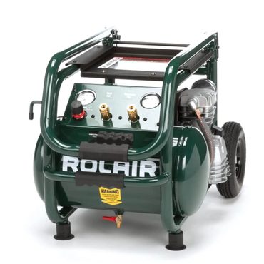 2026 Upgraded Fresh Find Rolair VT25BIG 5.3 Gallon Electric Wheeled Portable Compressor for tires & tools Reliable