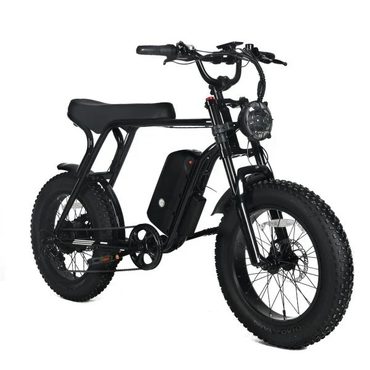 Classic Prime Select Electric Mountain Bike for Adults 20x4.0 Fat Tires 1000W 48V 20Ah Black Budget