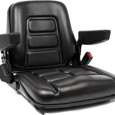 Revolutionary Smart Pick Universal Fold Down Forklift Seat, Micro Switch, Armrest And Safety Belt, for Tractor Everyday