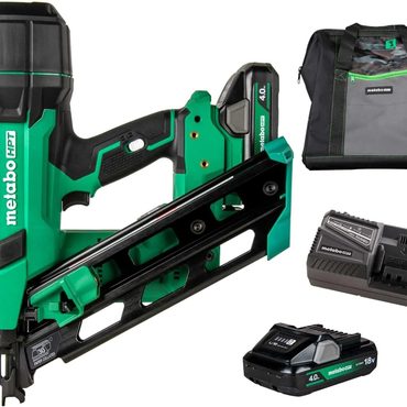 Annual Open Market 18V Cordless Paper Tape Nail Gun Kit 3-1/2 inch 4.0Ah Battery Brushless Motor Sensible