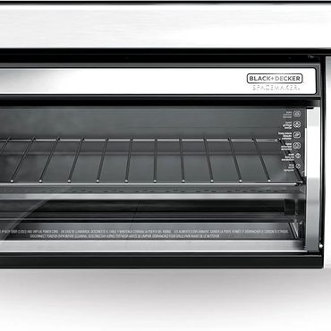 Select Open Market BLACK+DECKER SpaceMaker Under-Counter Toaster Oven, Digital Controls, Black/Stainless Steel, Fits 9测 Pizza, TR Distinctive