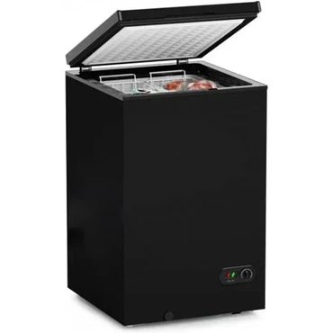 Revolutionary Smart Pick Chest Freezer 3.5 Cu Ft 2 Removable Baskets Reach In Quiet Compact 7 Temperature Settings Black Sensible