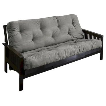 Durable Basic Line TruPedic Full Granite Grey 12-inch Futon Mattress Practical