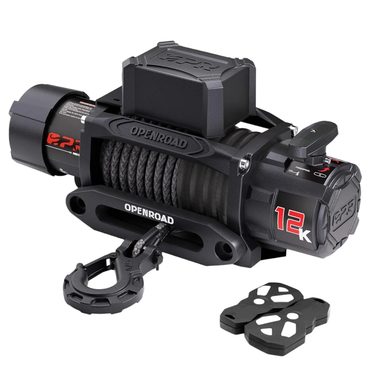 Select Direct Source OPENROAD 12000lb Winch with Synthetic Rope & Wireless Remotes Reliable