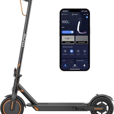In Season Fresh Find Electric Scooter, 350W/500W Powerful Motor, 8.5"/10" Solid Tires, 19/22Mph, 28/21/12 Miles Range,Dual Braking Enhanced