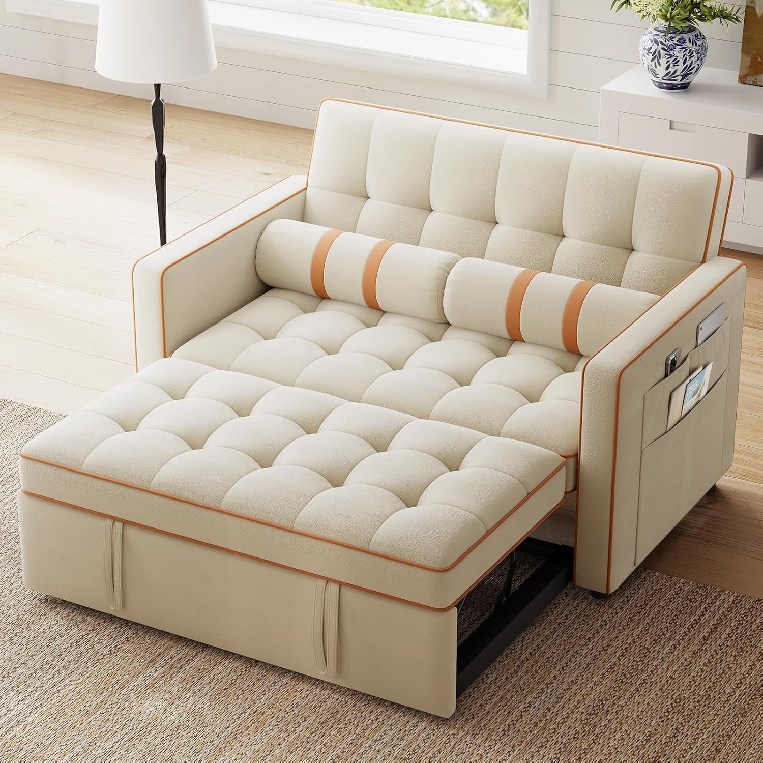 Annual Basic Line Sofa Bed 3-in-1 Convertible Sleeper Sofa Enhanced