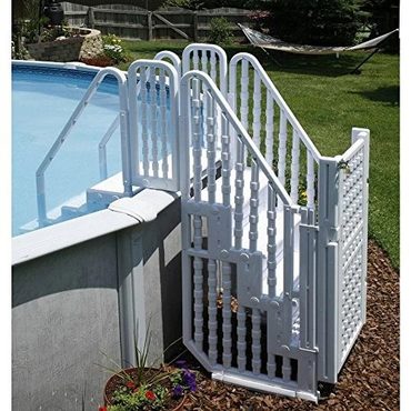 In Season Clear Choice Easy Step Pool Entry System with Gate (Model Year 2025) Budget