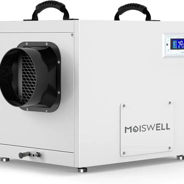Essential Fresh Find Moiswell 212 Pints Commercial Crawl Space Dehumidifier with Pump and Drain Hose Sensible