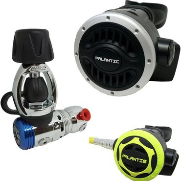 Annual Pure Value Palantic AS103 Yoke Regulator Octopus Combo Scuba Diving Black Original