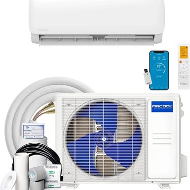 In Season Simple Goods MRCOOL 24000 BTU 230V Ductless Inverter Mini Split Air Conditioner & Heat Pump System, Easy Pro Series - Wall- Sensible