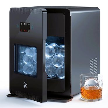 In Season Basic Line Clear Ice Ball Maker 2" 4 Spheres 144/Day LCD Self-Cleaning Budget