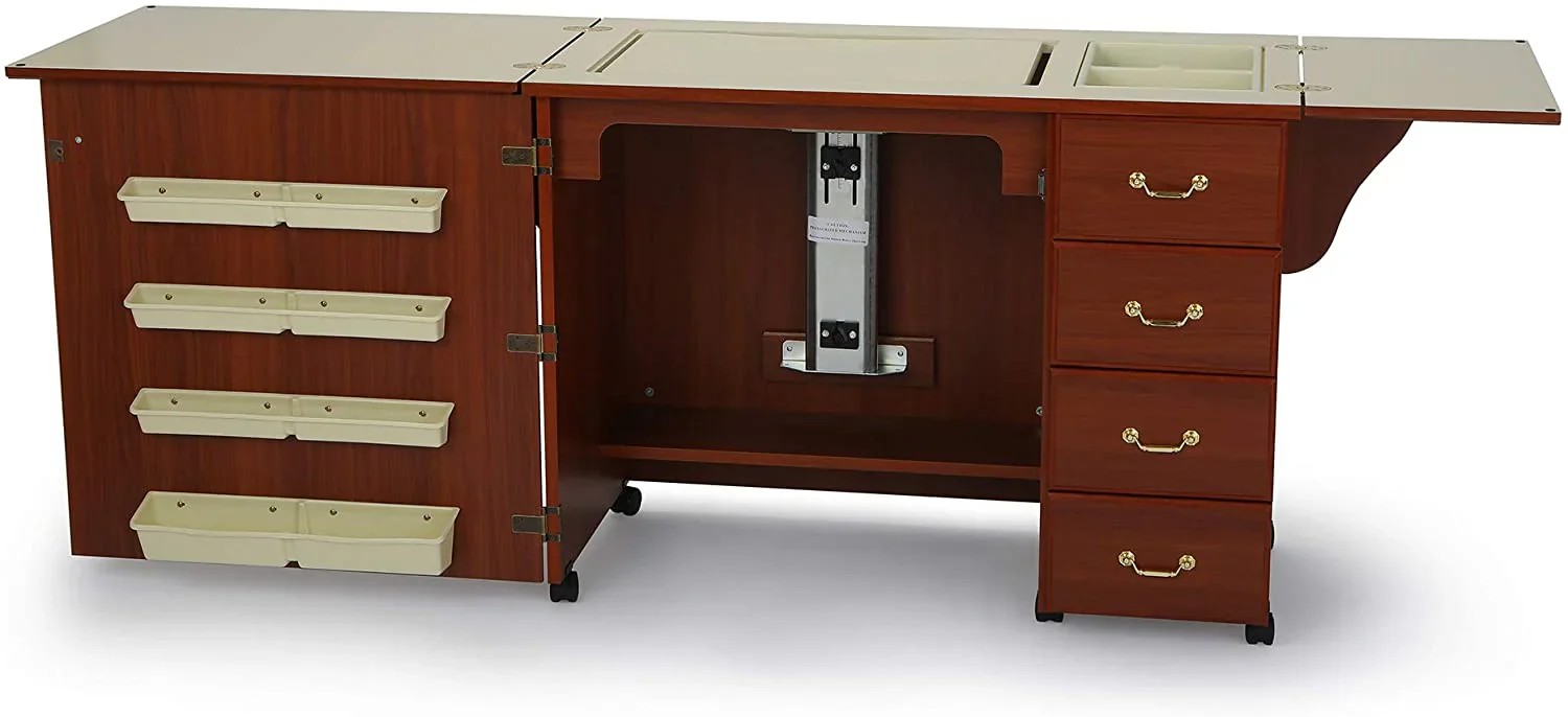 Revolutionary Open Market Norma Jean Sewing Cabinet for Sewing Cutting Quilting Crafting Black Enhanced