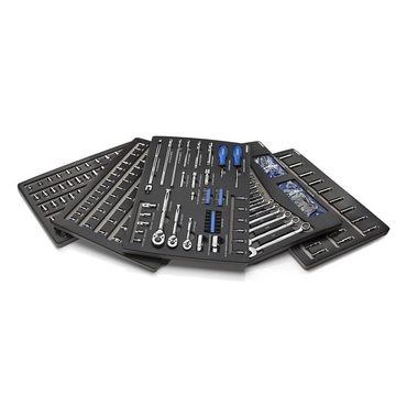 Limited Simple Goods 300-Piece Standard (SAE) and Metric Polished Chrome Mechanic's Tool Set Everyday