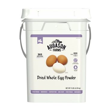 Popular Pure Value Augason Farms Dried Whole Egg Powder Emergency Food Supply 11 Pound 4-Gallon Pail 383 Servings Reliable