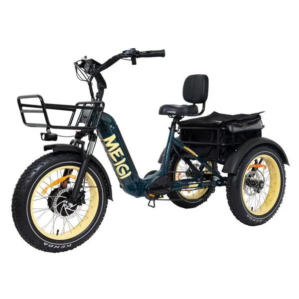 Genuine Open Market SILVERADO 20 48V/14AH 750W Foldable Fat Tire Electric Trike, 330LBS (96817362) Improved