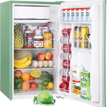 Limited Simple Goods Upstreman 3.2 Cu.Ft Mini Fridge Freezer Single Door Fridge Dorm Fridge Adjustable Thermostat Sensible