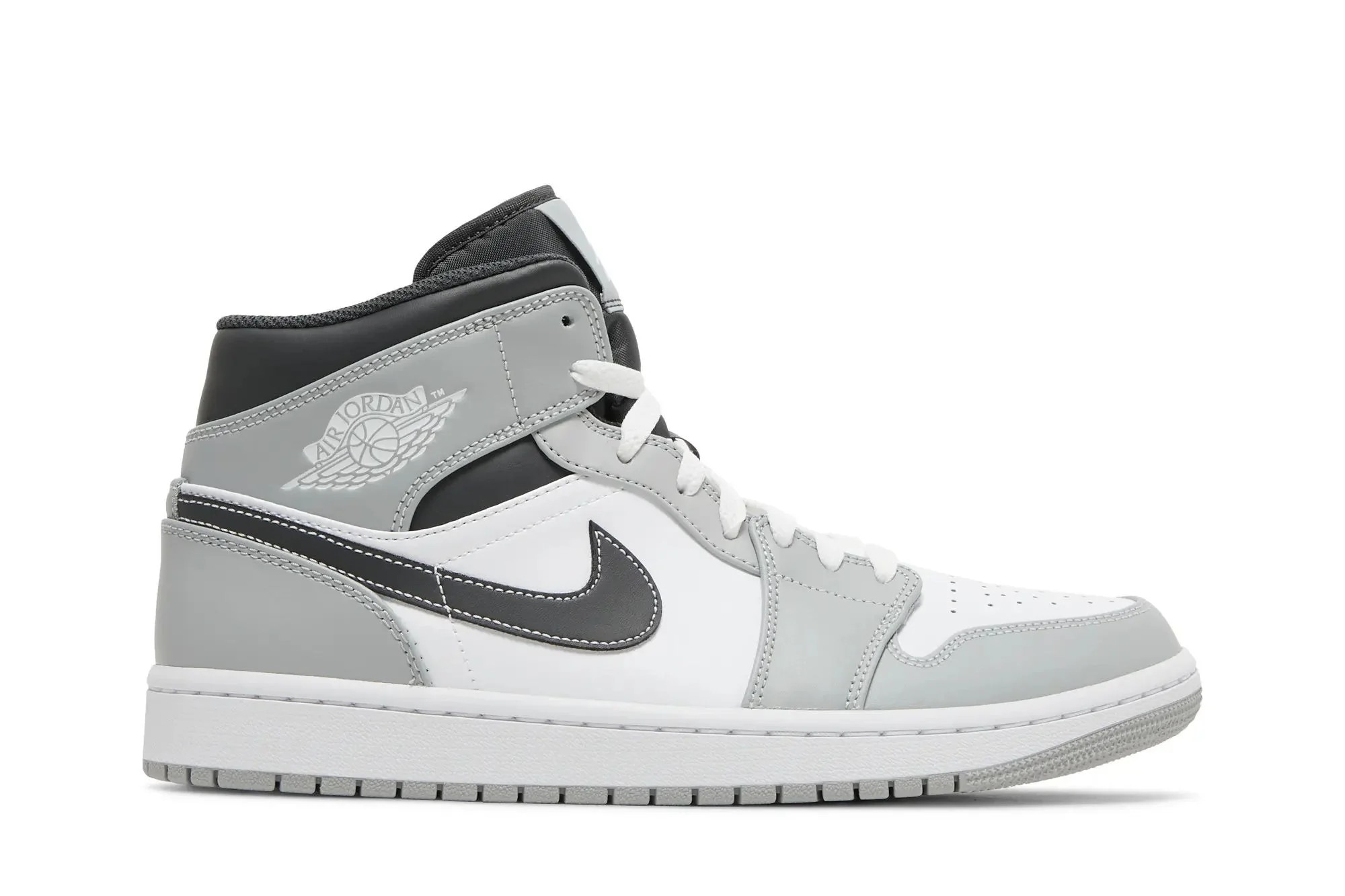 In Season Prime Select Jordan 1 Mid 'Light Smoke Grey' Practical