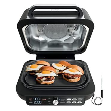 Limited Pure Value Ninja IG651 Foodi Smart XL Pro 7 in 1 Indoor Grill/Griddle Combo, Black Modern