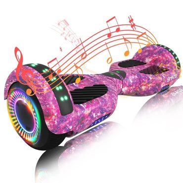 New 2026 Pure Value SIMATE 6.5" Hoverboard with Bluetooth & LED Lights Enhanced