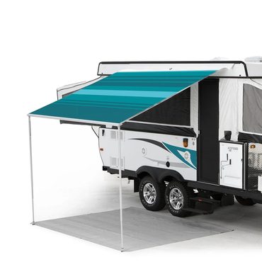 Limited Pure Value Carefree 981188C00 Campout Vinyl Bag Awning Teal 3.0m 9ft-10in Reliable