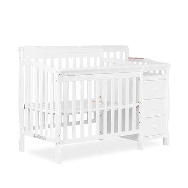 Popular Everyday Co Dream On Me Jayden 4-in-1 Mini Crib & Changer with Storage, White Everyday