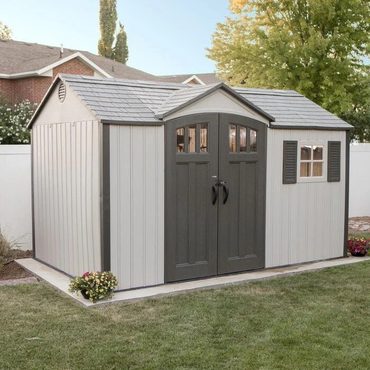 Limited Pure Value 12.5 ft. W 8 ft. D Plastic Storage Shed Budget
