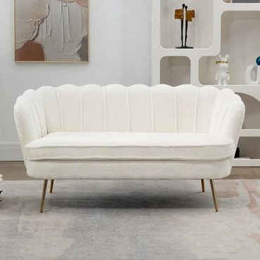 2026 Debut Direct Source 59W Mid-century Modern Tufted Loveseat Upholstered Sofa Sound