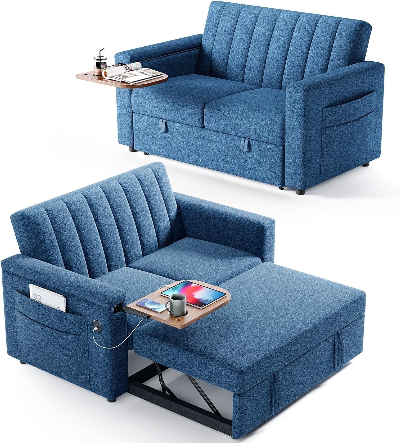Annual Basic Line Sofa Bed 3-in-1 Convertible Sleeper Sofa Enhanced