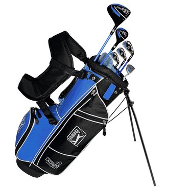 Brand New Fresh Find PGA Tour Right-Handed 10 Piece Kids Golf Club Stand Bag Set; Player Height 4'8 - 5'2", Ages 8-12 Everyday