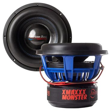 Durable Simple Goods American Bass 12" Woofer 3500W RMS/7000W Max Dual 2 Ohm Voice Coils - 12XMAX Modern