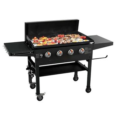 Durable Open Market 36 inch Griddle with Removeable Hood Enhanced