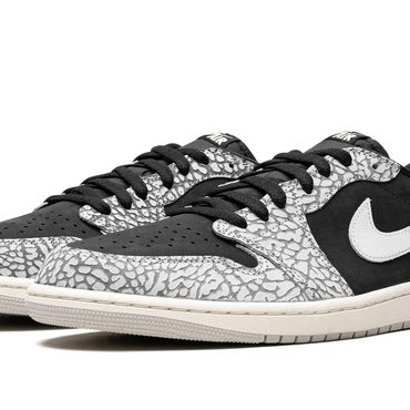 Popular Smart Pick Air Jordan 1 Low "Black Elephant" Original
